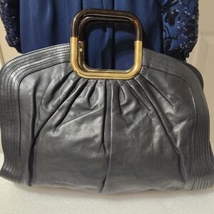 ♦️SOLD♦️Authenti Bally Black Leather Handbag